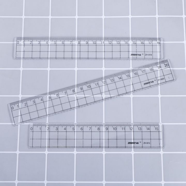 cw-1pcs-15cm-18cm-20cm-transparent-ruler-plastic-stationery-school-supplies