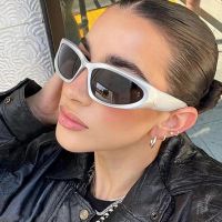 New Y2k Sunglasses Women Oval Vintage Brand Designer Square Sun Glasses Men Shades Female Eyewear Anti-glare UV400 Gafas de sol