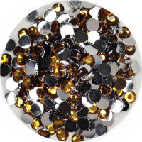 All Sizes Colors Flatback Round Rhinestone Glittler Resin Strass Stones Stickers Nail Art Decoration Glue On Crystal Beads