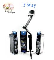 3 Way Selfie Monopod GoPro Hero 11/10/9/8/7/6/5/4/3+/3 SJCam YI - 3 Way ไม้เซลฟี่พับได้ ขาตั้ง3ขาในตัว สำหรับโทรศัพท์ และ กล้อง