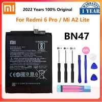 Xiao Mi โทรศัพท์เดิมแบตเตอรี่ BN47สำหรับ Xiaomi Redmi 6 Pro / Mi A2 Lite คุณภาพสูง4000MAh โทรศัพท์เปลี่ยนแบตเตอรี่