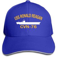 USS Ronald Reagan CVN-76 Adjustable Sandwich Cap Baseball Cap Casquette Hat