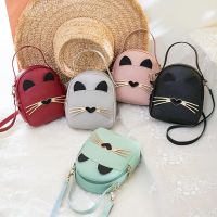 Women Fashion Shoulder Bag Cartoon Cute Backpack PU Leather Purse Delicate Texture Messenger Bag Small Backpack Daily Purse