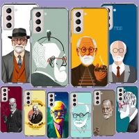 【 Nancy Electron】ผู้ก่อตั้งซิกมุนด์ฟรอยด์เกี่ยวกับจิตวิเคราะห์เคสสำหรับ Galaxy A14 Samsung A02S A12 A22 A32 A42 A52 A72 A13 A33 A53 A0 5กรัม A03