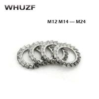 DIN6798A M12 M14 M16 M18 M20 M24 304 Stainless Steel Mesin Cuci External Toothed Gasket Washer Bergerigi Mesin Cuci HW051