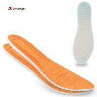 Shock Absorption Sport Shoes Insoles Deodorant Non-Slip Soft Pad Breathable Vigorously Sport Insoles Running for Men Women