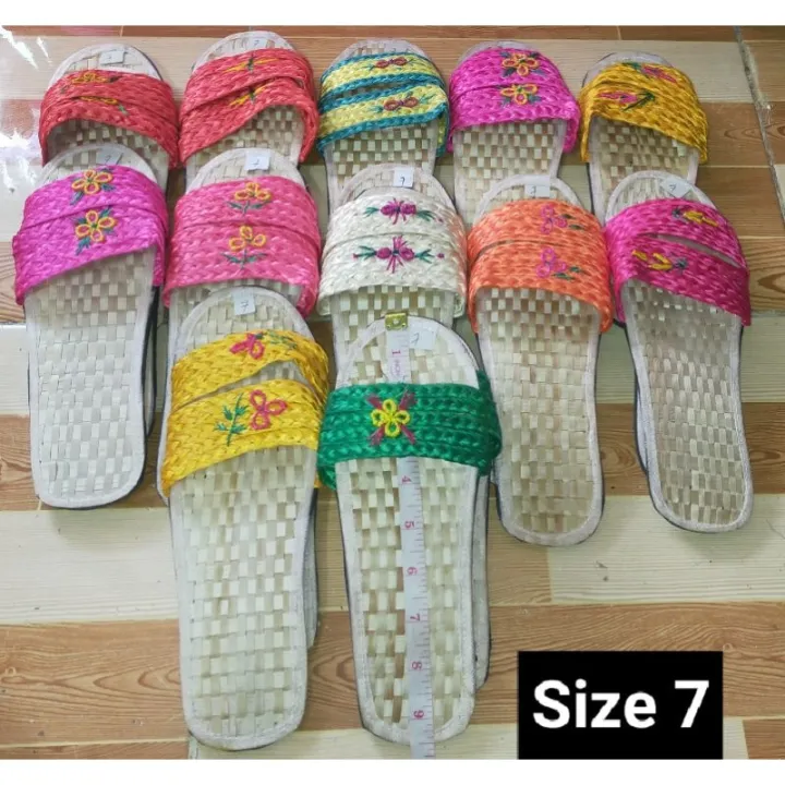 ABACA SLIPPER (FOR ADULT) ASSORTED NATIVE TSINELAS Lazada PH
