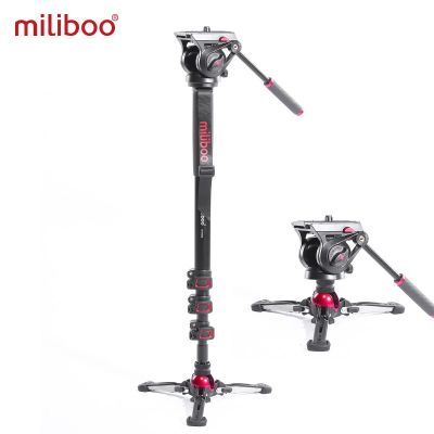 Miliboo MTT705ขาตั้งกล้องวิดีโอขาเดียวกล้องพร้อมหัวแรงลากจากของเหลว,ขาตั้งกล้องมืออาชีพสำหรับ DSLR กล้องถ่ายวิดีโอการเดินทาง10โหลดกิโลกรัม