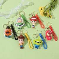 KLQXKR มิสเตอร์มันฝรั่งหัว พวงกุญแจเบสไลท์เยียร์ สามตา ไม้ดี้ Mr.potato HEAD keyring เครื่องประดับกระเป๋า Lotso จี้ตุ๊กตาสามตา ของขวัญวันเกิดของขวัญ