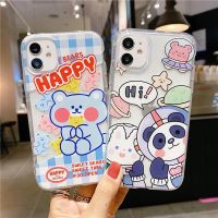 Happy Bear เคสนิ่มใสสำหรับ TECNO POP 4 LTE 5 Spark 6 GO 6 5 Air 8C 8P 7T 4 Lite เก้าอี้ยาว4 Pro LD7 POVA 2 Camon 18P 17P 16,เคสโทรศัพท์เต็มตัว