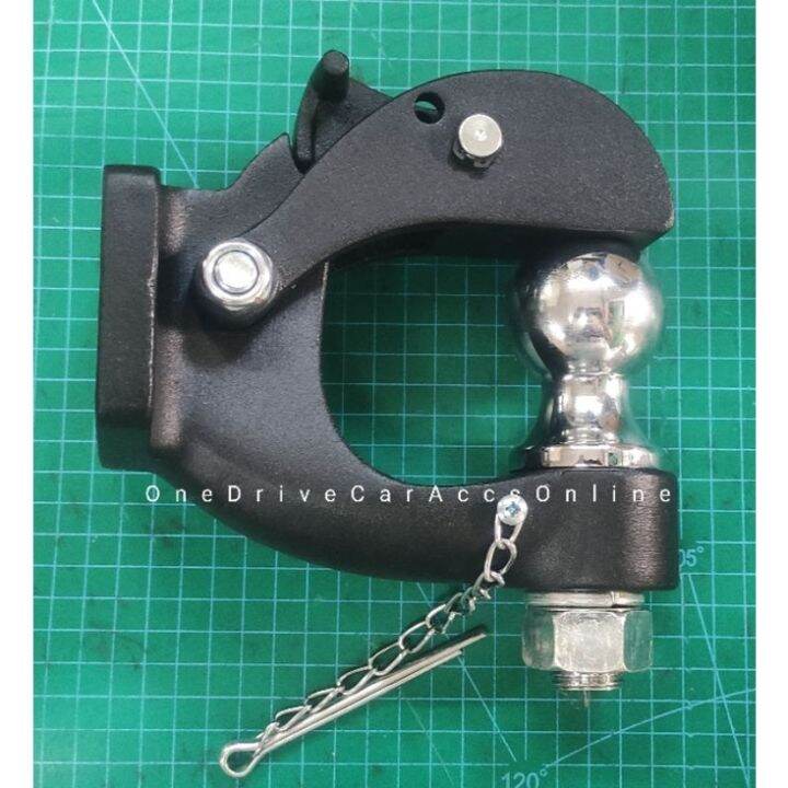 Pintle Hook with 2 inch Tow Hitch Ball / Heavy Duty Trailer Hook