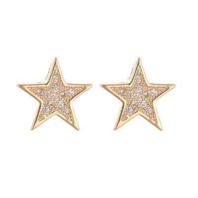 【CC】 DE155 Fashion Delicacy 4A Five-Star Ear Stud GIRL  39;S Banquet WOMEN  39;S Jewelry Earrings 2021TH