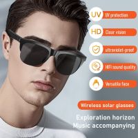 Smart Bluetooth Glasses Headset Bone Conductive Earbuds Can Talk Listen to Music Ride Travel Earbuds Sunglasses Earphones