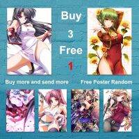 Classic Anime Girls Collection Canvas Poster Prints Vintage Modern Home Bedroom Room Bar Cafe Aesthetic Decor Wall Art Painting Drawing Painting Suppl