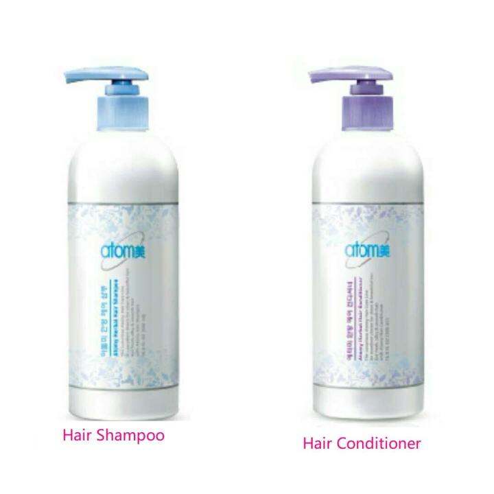 KOREA Atomy herbal hair shampoo and conditioner Lazada
