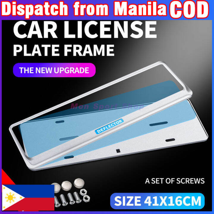 COD License Plate Frame LTO Metal Chrome License Plate Frames Universal