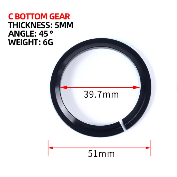 Bicycle Tapered Fork Headtube Reducer Headset Adapter Bike Headset Base