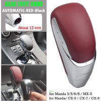 Car Gear Shift Knob Leather Gear Shift Head for Mazda 3 5 6 8 Cx5 CX-5 Cx7 CX-7 CX-9 Lever Shifter Stick Car Accessories