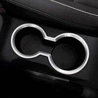 for Creta Ix25 2015-2019 Car Chrome Front Water Cup Holder Decoration Frame Cover Trim Accessories