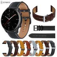 yivdje 22mm Leather Watchband Strap for Xiaomi Huami Amazfit GTR 2 2e/GTR 47mm/Pace Stratos 3 2 2S Smart Watch Band