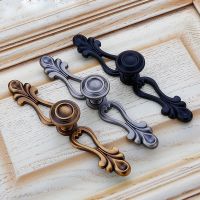 【CW】 Drawer closet handle Chinese style bronze bathroom dressing table cabinet door handle furniture hardware accessories