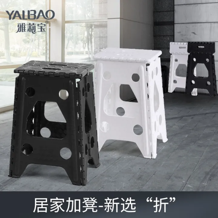 Folding table stools Home portable folding chairs High bench adults