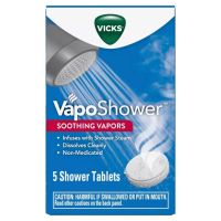 ?Ready to Ship? Vicks VapoShower Aromatherapy Soothing Vapos Tablets  Import 100% Guarantee!