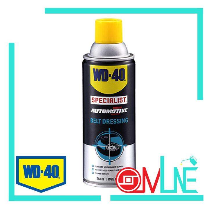WD40 AUTOMOTIVE BELT DRESSING SPRAY 360ML Lazada