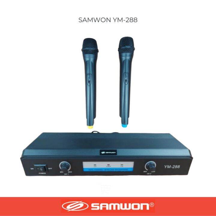 Samwon YM288 Wireless Microphone Black Lazada PH