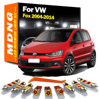 MDNG 8Pcs Canbus หลอดไฟ Led สำหรับ Volkswagen VW Fox 2004-2007 2008 2009 2010 2011 2012 2014 LED ภายในชุดไม่มีข้อผิดพลาด