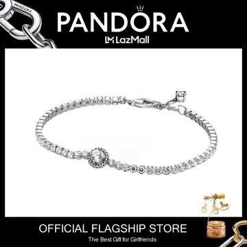 Pandora Bracelet Size 7 Inch 19 Authentic Charms Sterling Silver Ladys  Womens | eBay