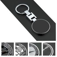 1pcs Metal Double-sided car styling keychain for Mercedes amg Apple tree auto accessories key ring pendant business gift