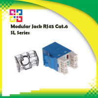 Commscope เต้ารับหัวแลน Modular Jack RJ45 Cat.6 SL Series Blue