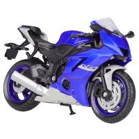 Welly 1:18 Yamaha 2020 YZF R6 Die Cast ยานพาหนะสะสมงานอดิเรกของเล่นแบบจำลองรถมอเตอร์ไซค์