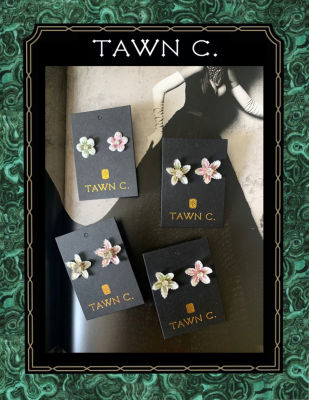 TAWN C. - Couture Flower Earring ตุ้มหูดอกไม้กูตูร์