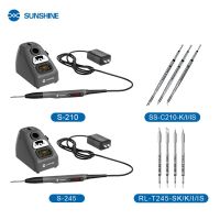 SUNSHINE S210 S245 110W High Power Smart Portable Soldering Iron Adjustable Universal For JBC 210 245 T245 Soldering Tips C210