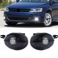 สีมหัศจรรย์ไฟตัดหมอก Volkswagen VW Jetta 2006-2010กอล์ฟ Hatchback/ Wagon 2010-2014 Led ไฟตัดหมอกตกแต่งรถยนต์ของเล่นประกอบเอง