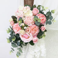 NEW2022 NEW JAROWN Artificial Rose Flower Row Small Corner Flowers Simulation Silk Fake Flowers Wedding DIY Decor Home Garland