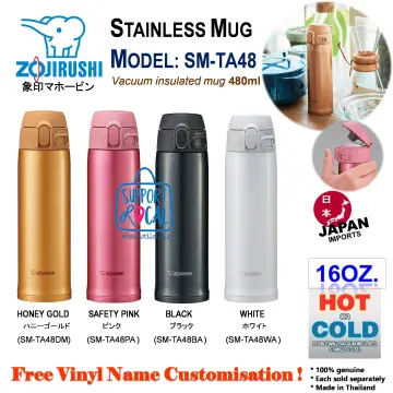 Zojirushi zojirushi one-touch stainless steel mug seamless, 0.48 l, ice gray