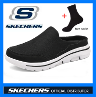 SKECHERS_Gowalk4 รองเท้า_skechers_ผู้ชาย สเก็ตเชอร์ส รองเท้า ผู้ชาย รองเท้าแตะ รองเท้าลำลองผู้ชาย รองเท้าผู้ชายแฟชั่นครึ่งส้น รองเท้ากีฬาไซส์ใหญ่ รองเท้าแตะกีฬาขนาดใหญ่ EU46-EU48แฟชั่นของผู้ชายกีฬารองเท้าผู้ชายรองเท้าลำลองรอ