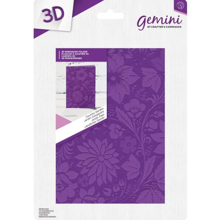 Country Garden Gemini 3D Embossing Folder 5" x 7" | Lazada PH