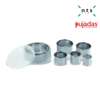 PUJADAS ROUND PLAIN CUTTERS  ชุดพิมพ์ตัดแป้งวงกลมทรงเรียบ 8 ชิ้น รุ่น PUJ1-732