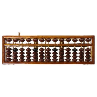 H05B Portable Chinese 13 Digits Column Abacus Arithmetic Soroban Calculating Counting Math Learning Tool School Office Use