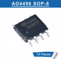 10ชิ้น AO4498E AO4498 SOP-8 4498 4498E SOP8 SMD N-Channel 30V/18A MOSFET ของแท้ใหม่