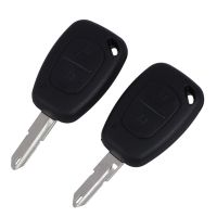 2pcs Key Shell Case Cover Fob for Renault Trafic Vivaro Master Kangoo 2 Buttons