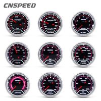 CNSPEED 2 52mm Turbo Boost Gauge Bar Psi Water Temperature Oil Temperature Oil Pressure Voltmeter Air Fuel Ratio Tachometer