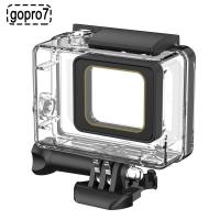 【Hot-Selling】 สำหรับ Gopro 8 7กรณีที่อยู่อาศัยกันน้ำดำน้ำ60เมตรฝาครอบป้องกันเชลล์ใต้น้ำกล่องสำหรับไปโปรฮีโร่8สีดำกล้องประดับ