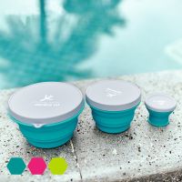 Silicone Bowl Portable Folding Bowl Cup Set for Food Travel Outdoor Sports Picnic Noodle Bowl Cup for Water