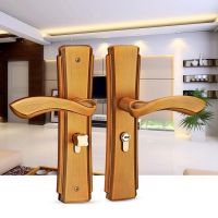 【YF】 Zinc Alloy Door Handle Lock Set Home Security with Keys Indoor Lever Latch door handle lock serrure de porte Hot Sale