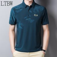 【CC】✻✟  LTBW  New Men Fashion Polo T-shirt Short Sleeve Business Shirt Embroidered Cotton